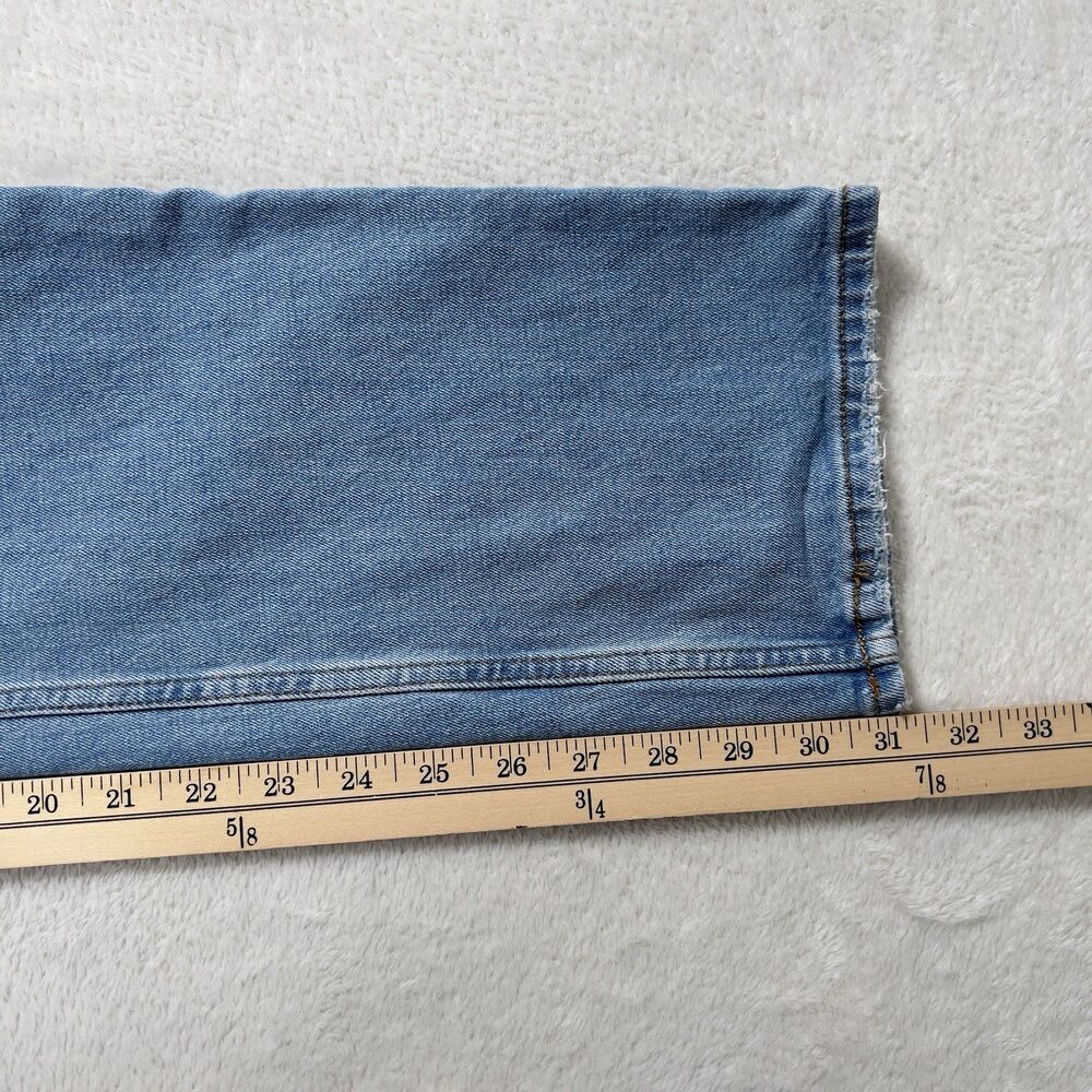 Abercrombie & Fitch The 90s Straight Ultra High Rise Jeans  Sz 32/14 Crossover - Picture 14 of 15